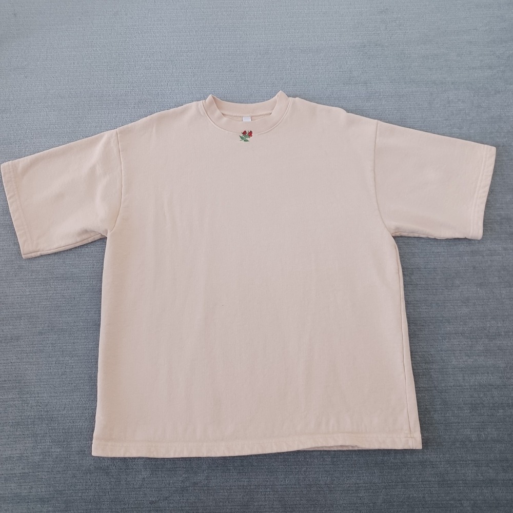 Los Angeles Apparel Sweater‎ Size One Size Beige Short Sleeve Family Out East